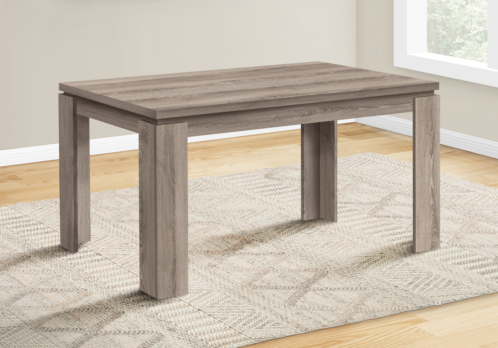 DINING TABLE - 36"X 60" / DARK TAUPE 